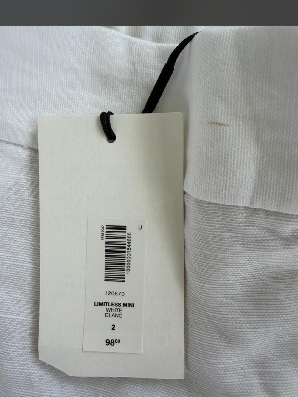 Aritzia White High-Rise Linen-Blend Shorts - Picture 4 of 5